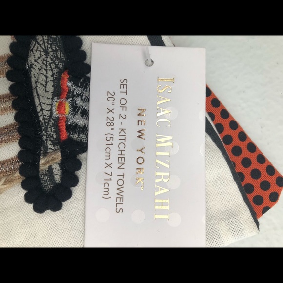 Isaac Mizrahi Halloween Towels Set of 2 - Picture 5 of 5